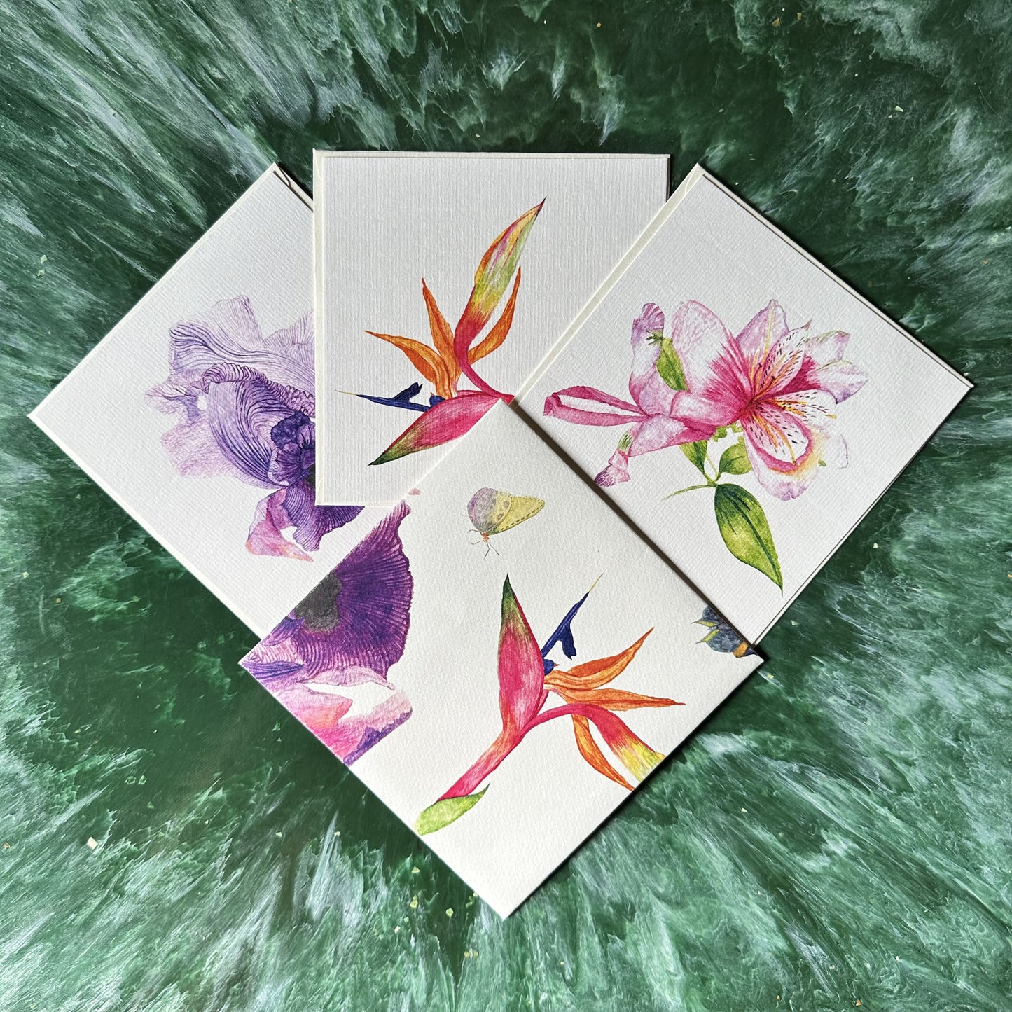 Pretty Blooms Collection Cards with envelope (Set of 3)
