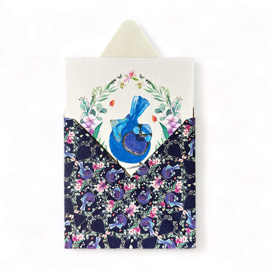 Splendid Fairy Wren Card with envelope (limited edition)