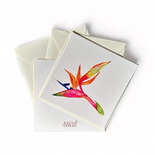 Bird of Paradise Card with envelope